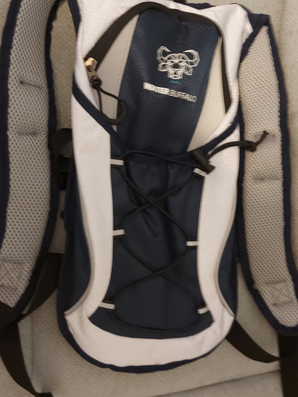 Buffalo David Bitton Navy and White Men’s Hydration Backpack